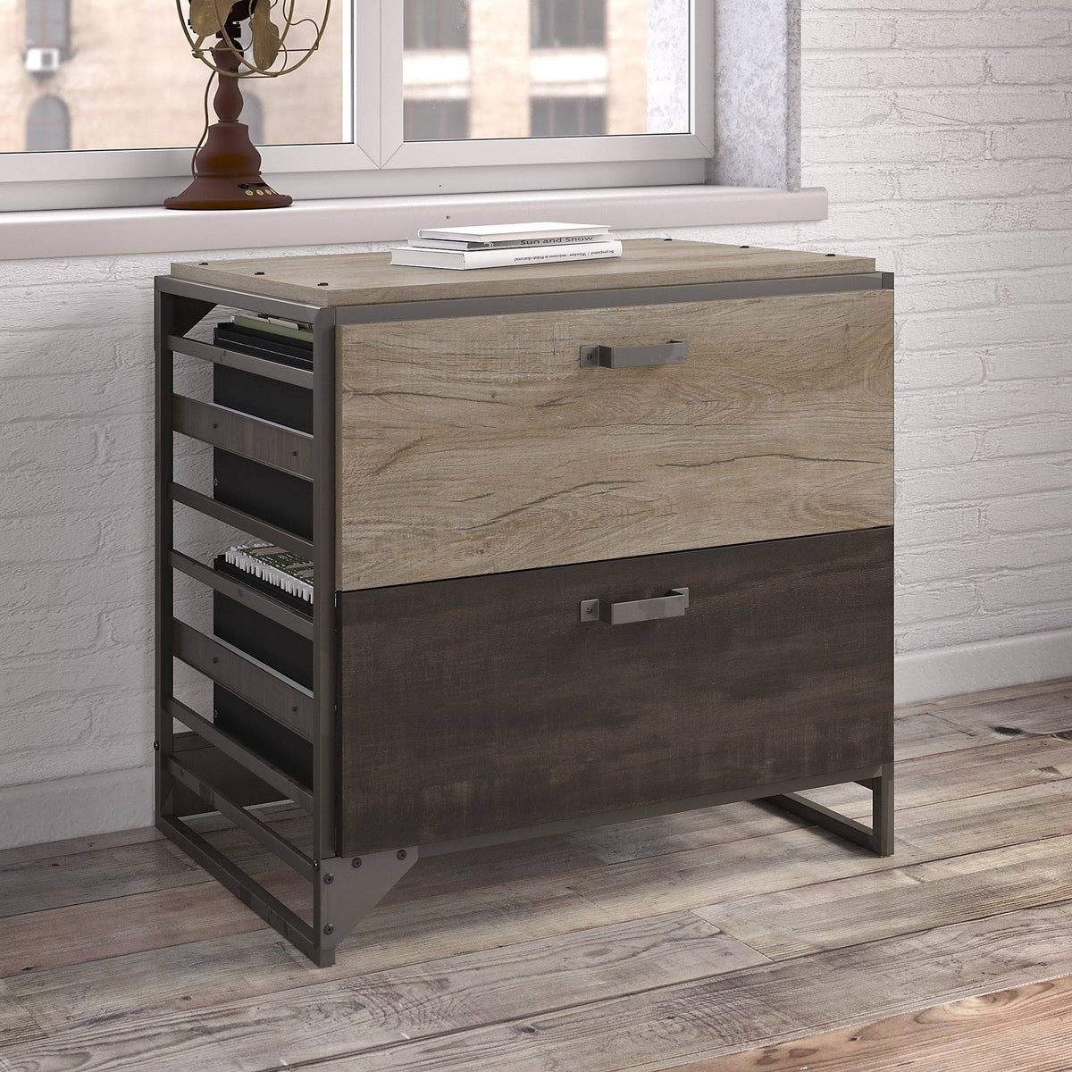 Black Lateral File Cabinet M863
