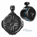 600W 8" 4-Ohms Marine Tower Speakers with RGB Lights and Remote O413