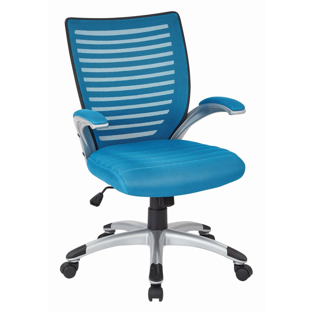Blue Mesh Managers Chair Z276578