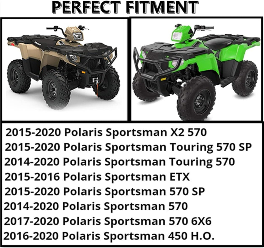 ATV Front and Rear Brush Bumper Protector, 2pcs J667