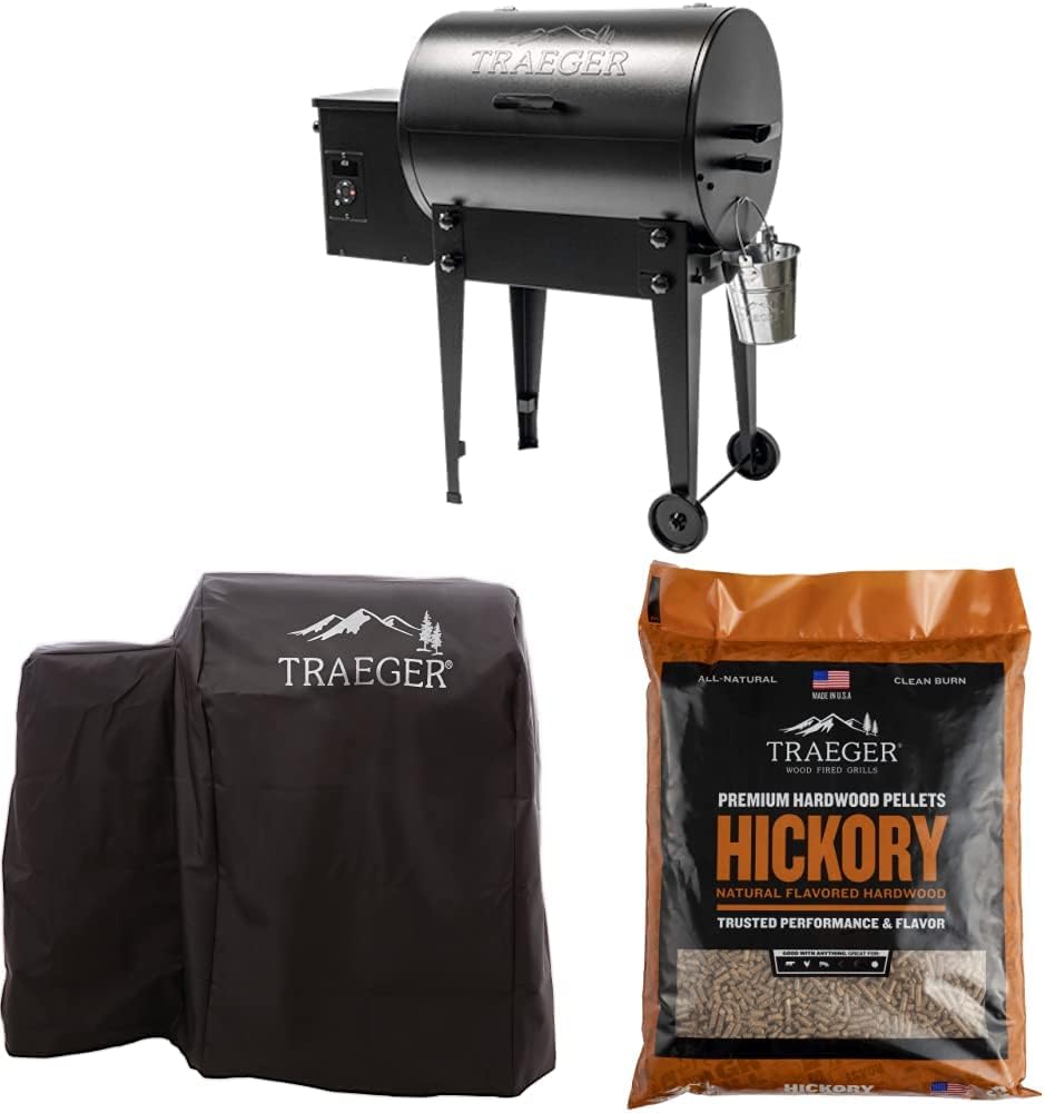 Black Portable Wood Pellet Grill and Smoker Z965