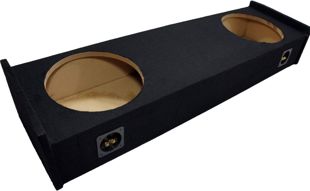 Kicker C12 Compatible with Ford F-150 Super EXT Cab Truck 1997-1999 Bundled with HA-A800.1 Amplifier and Dual 12 Custom Sub Box Enclosure A355986