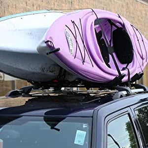 Black Aluminum Roof Rack Crossbars H123529