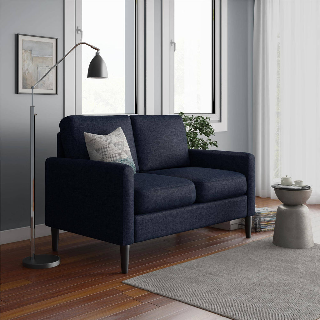 Blue Loveseat A35069