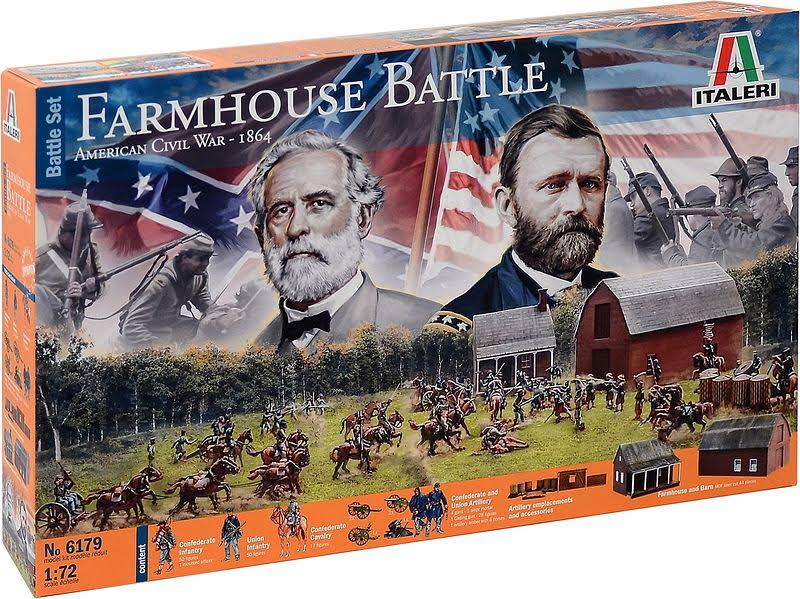 1/72 American Civil War Farmhouse Battle Set S504