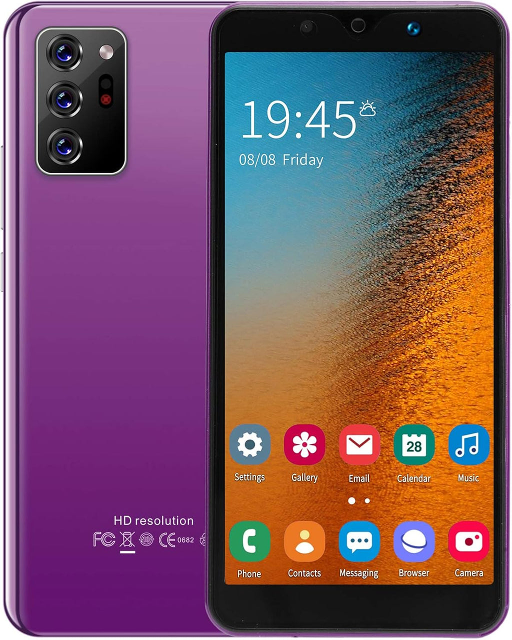 Green 5.45 inch HD Smartphone Z643595