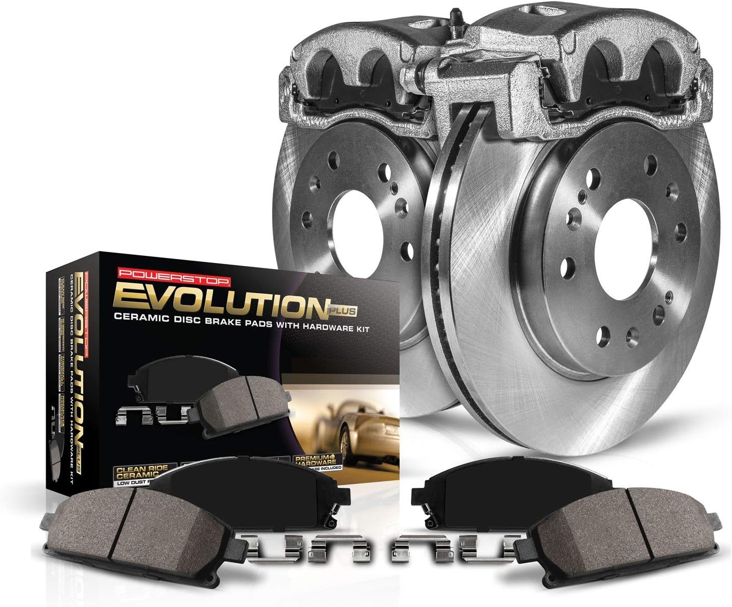 1-Click OE Replacement Brake Kit with Calipers F732