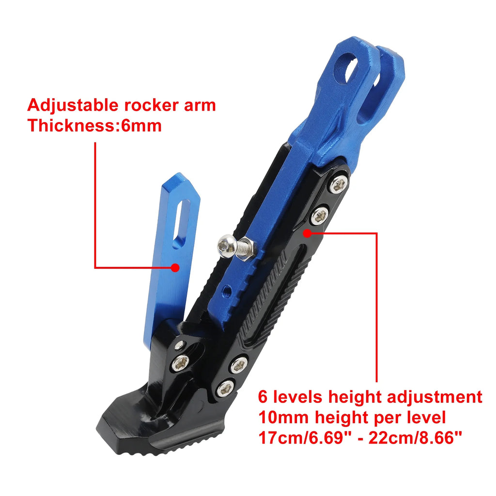 Blue Adjustable Side Stand M719