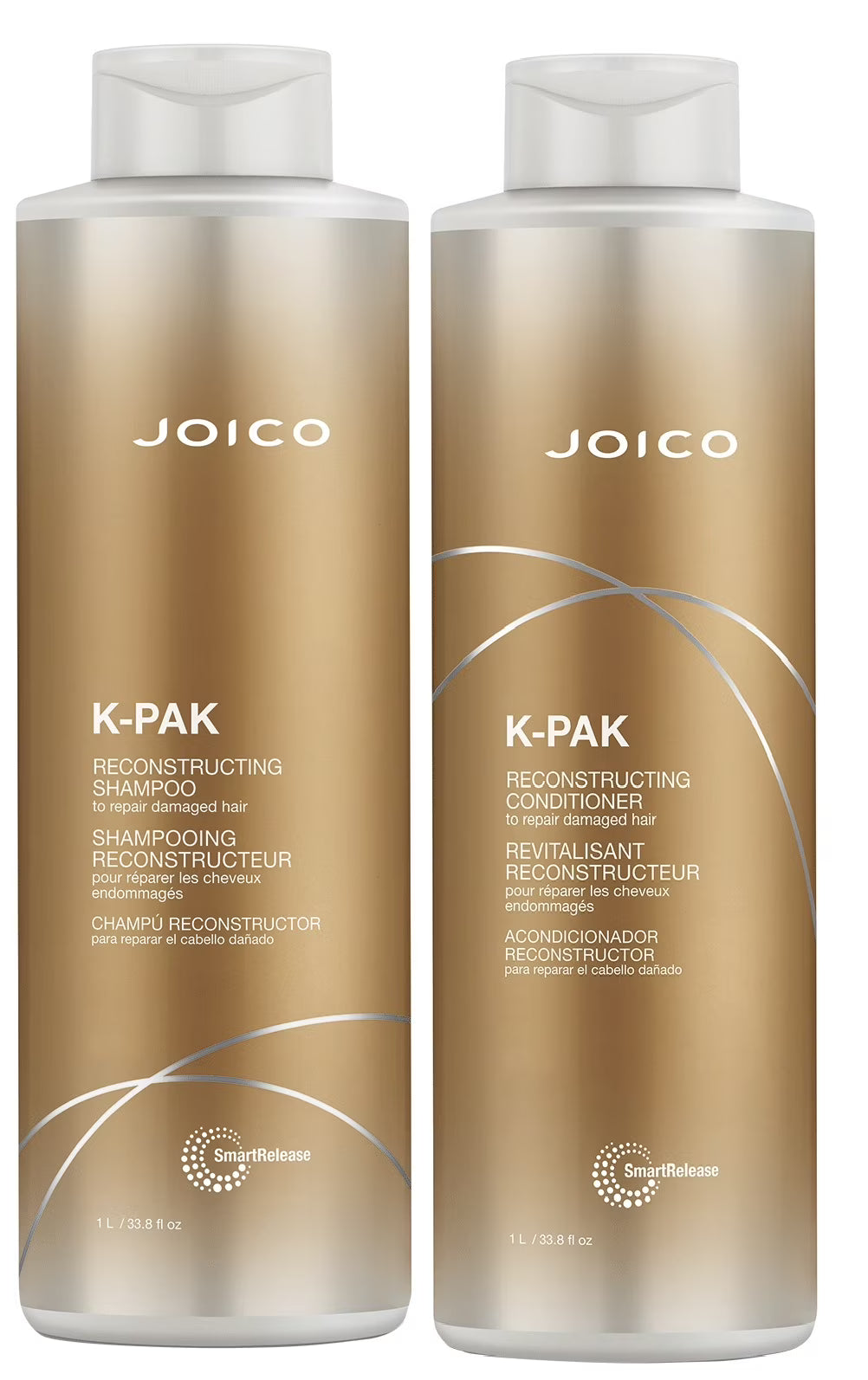 K-Pak Shampoo and Conditioner Liter Duo Set, 33.8 oz J4266