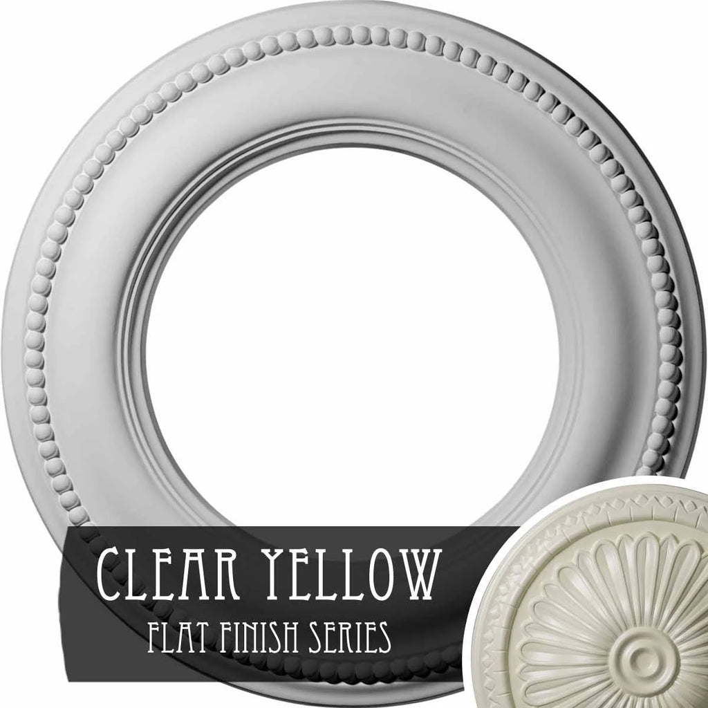 13x22OD x 7 1/2x22ID x 3/4x22P Clear Ceiling Medallion N704