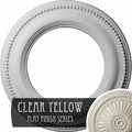 13x22OD x 7 1/2x22ID x 3/4x22P Clear Ceiling Medallion N704