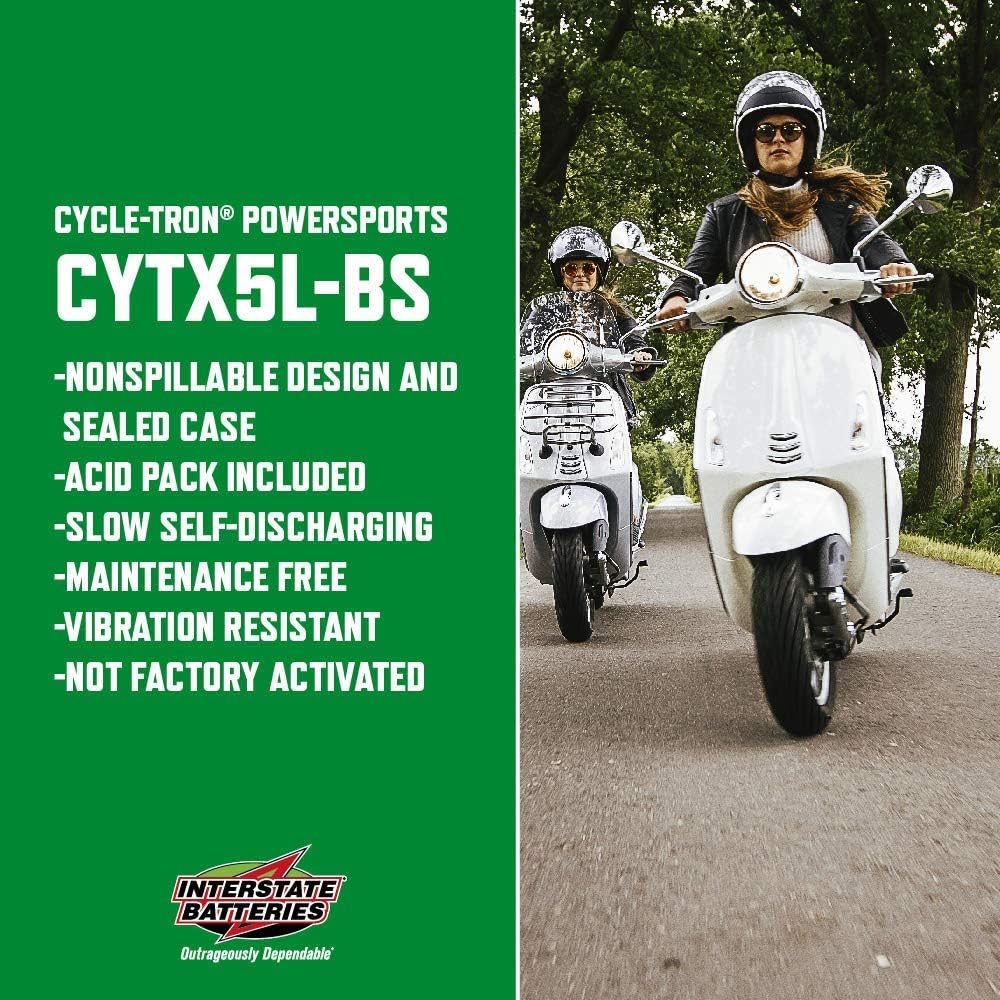 12V 4Ah AGM Powersports Battery Pack of 2 F1780