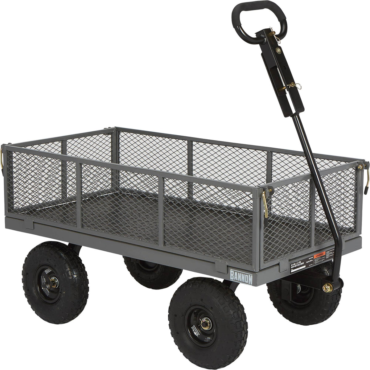 Industrial-Grade Steel Wagon, 800 lbs Capacity, 10 inch Tires L7273