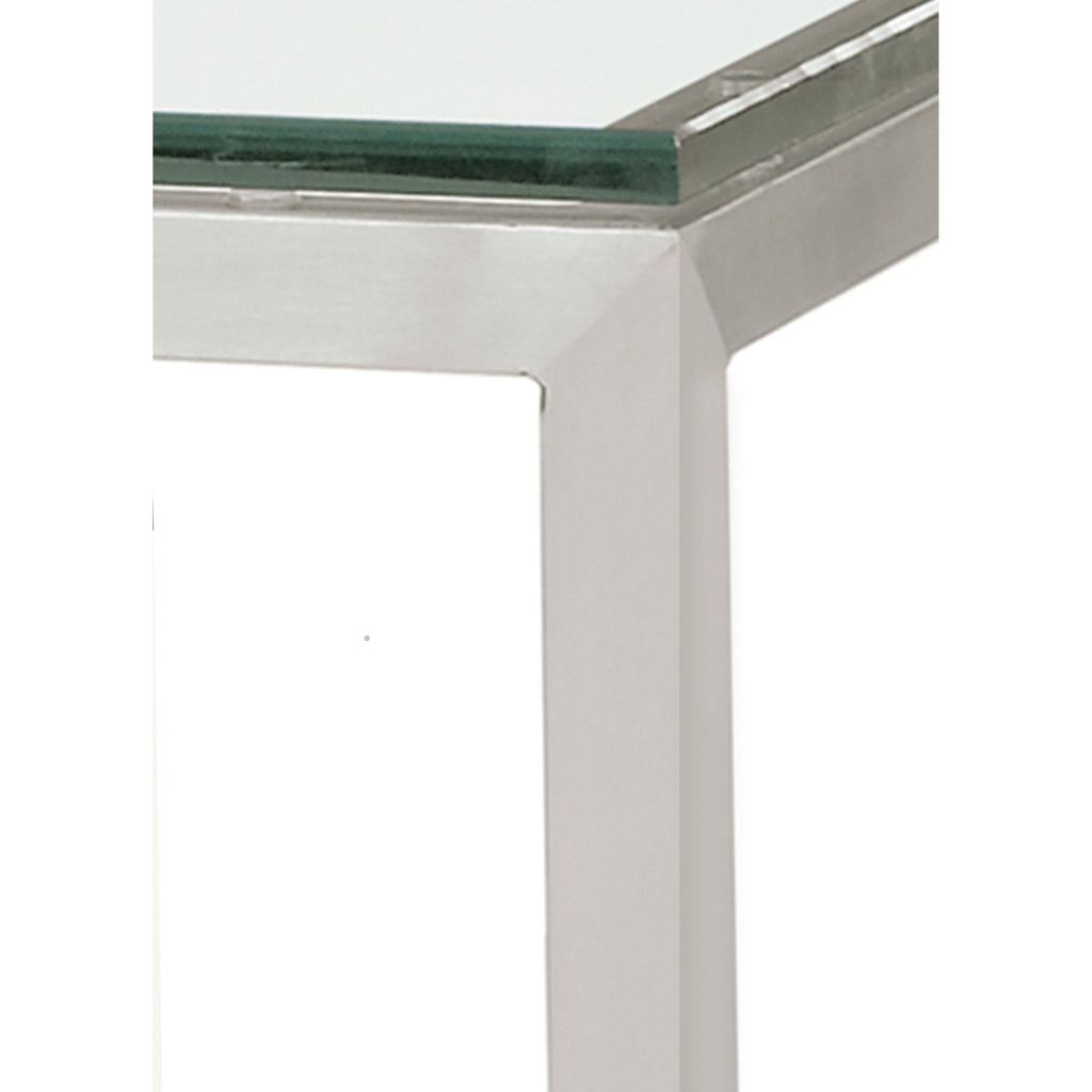 Smoke Tempered Glass Patio Bar Table Q8636