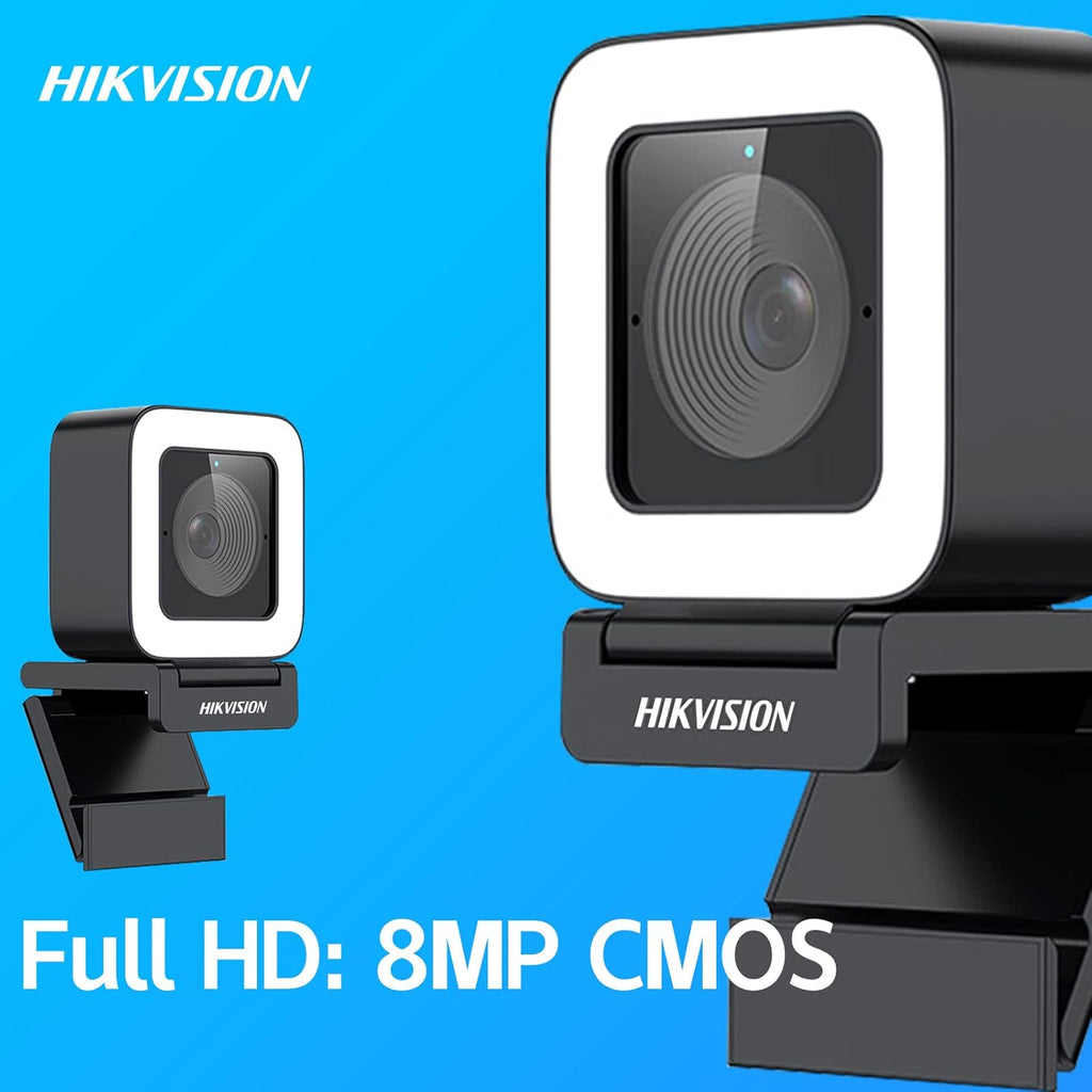 4K HD Webcam with Light Microphone, 2 Built-in Noise Reduction Mics, Autofocus, 30fps Type C USB2.0, with Tripod Z6717