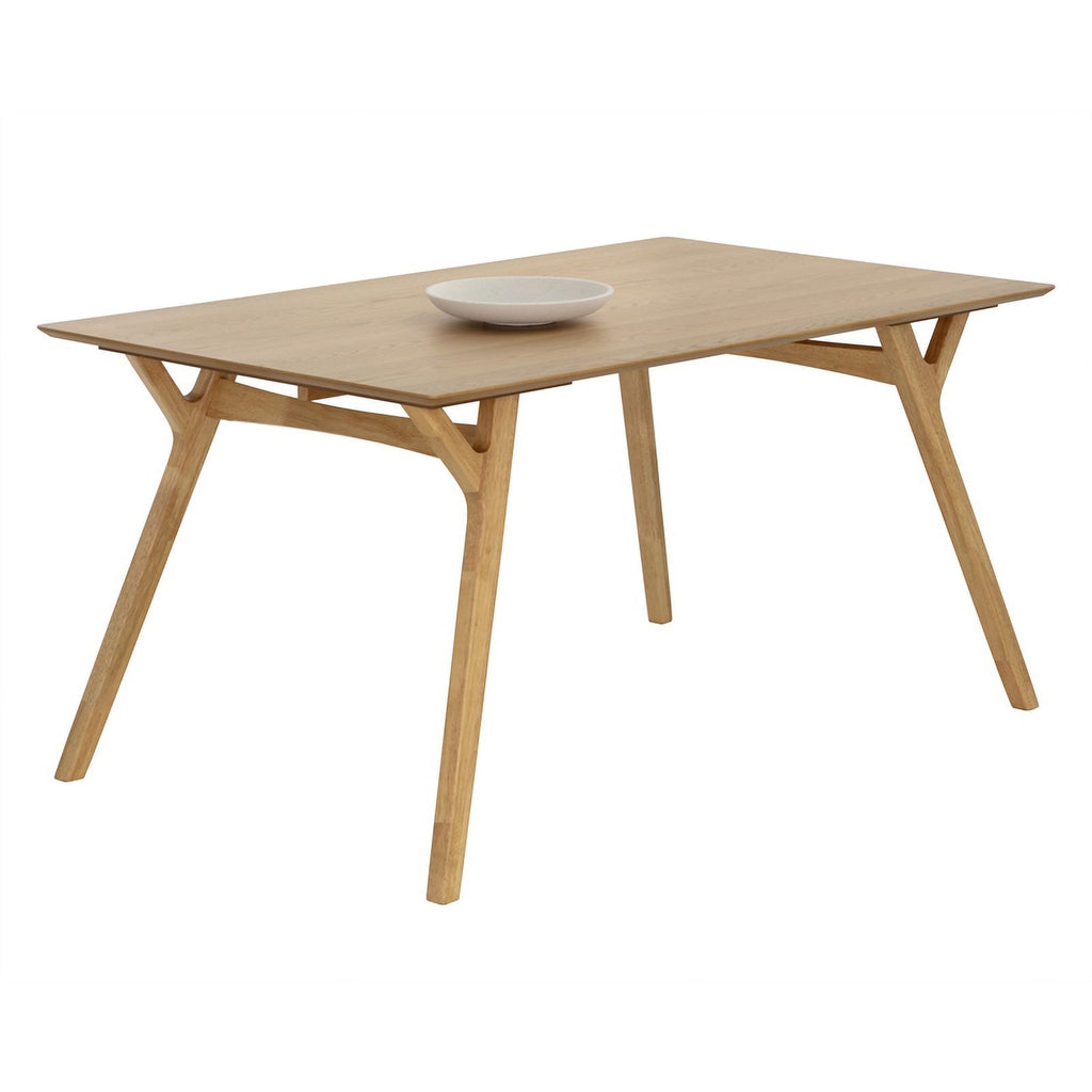 59" Mid-Century Wood Dining Table W75650