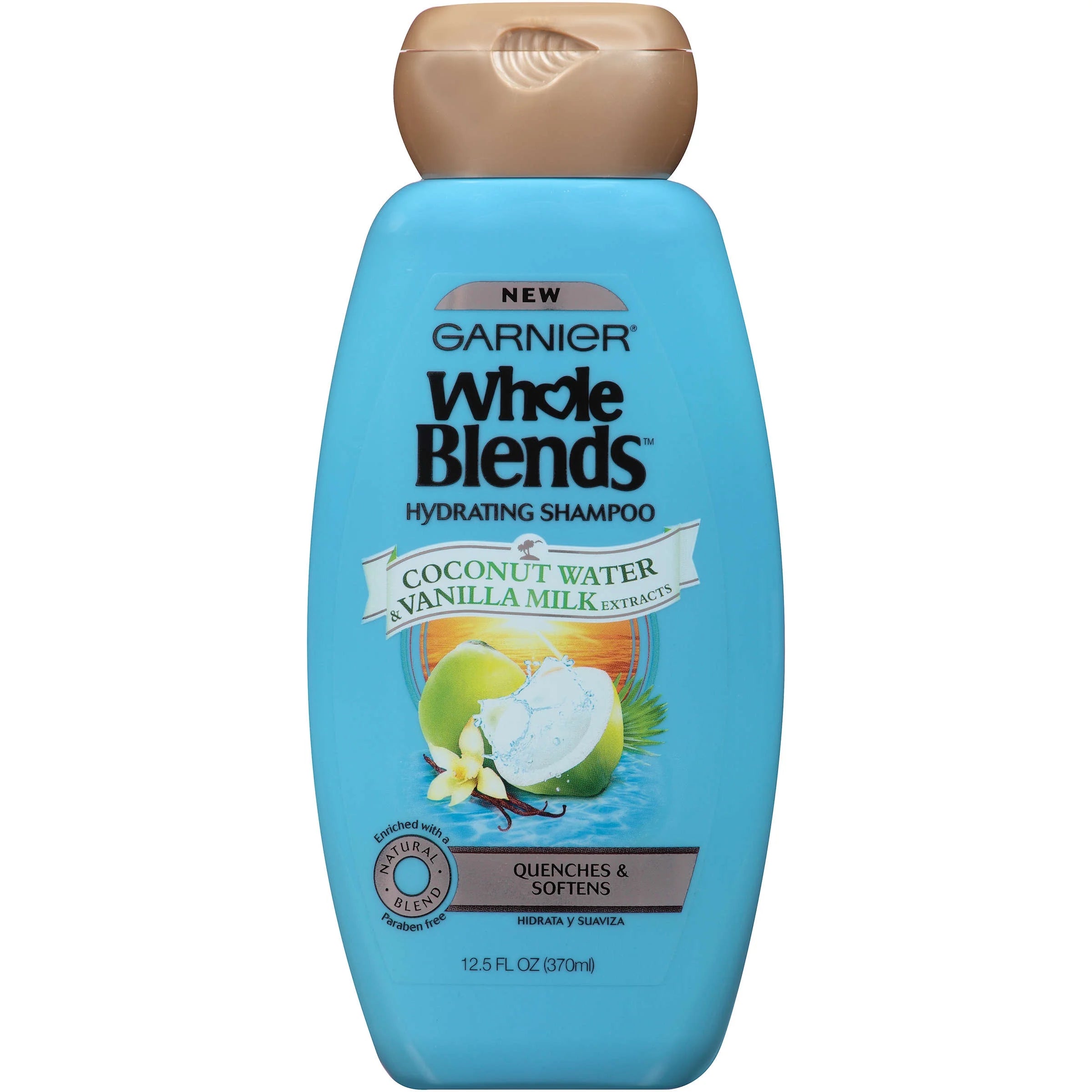 12.5 FL OZ Shampoo with Coconut Water & Vanilla Milk Extracts O6119