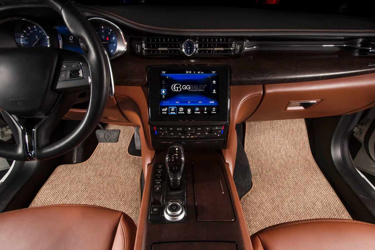 Beige Textile Car Mats F6653