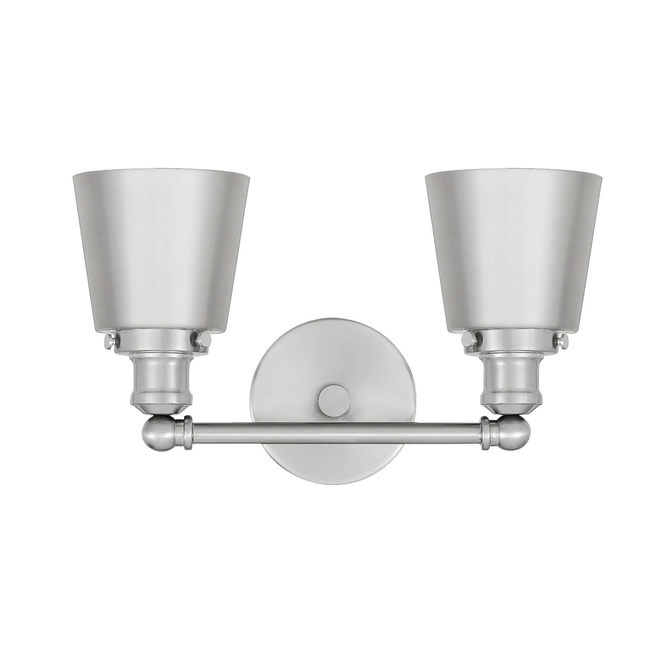Brushed Nickel Bath Light A64173