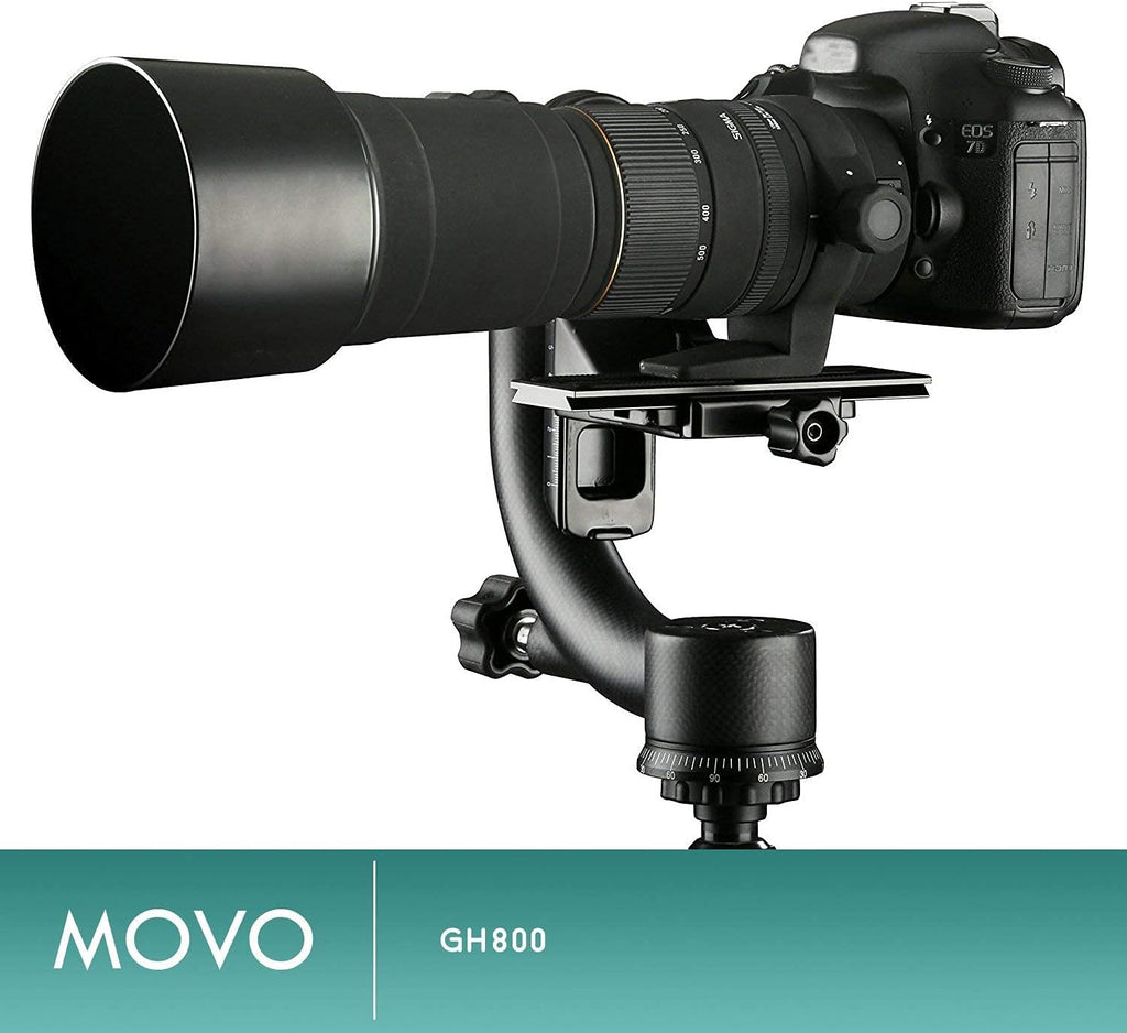 Carbon Fiber Gimbal Tripod Head with Arca-Swiss Quick-Release Plates B4780