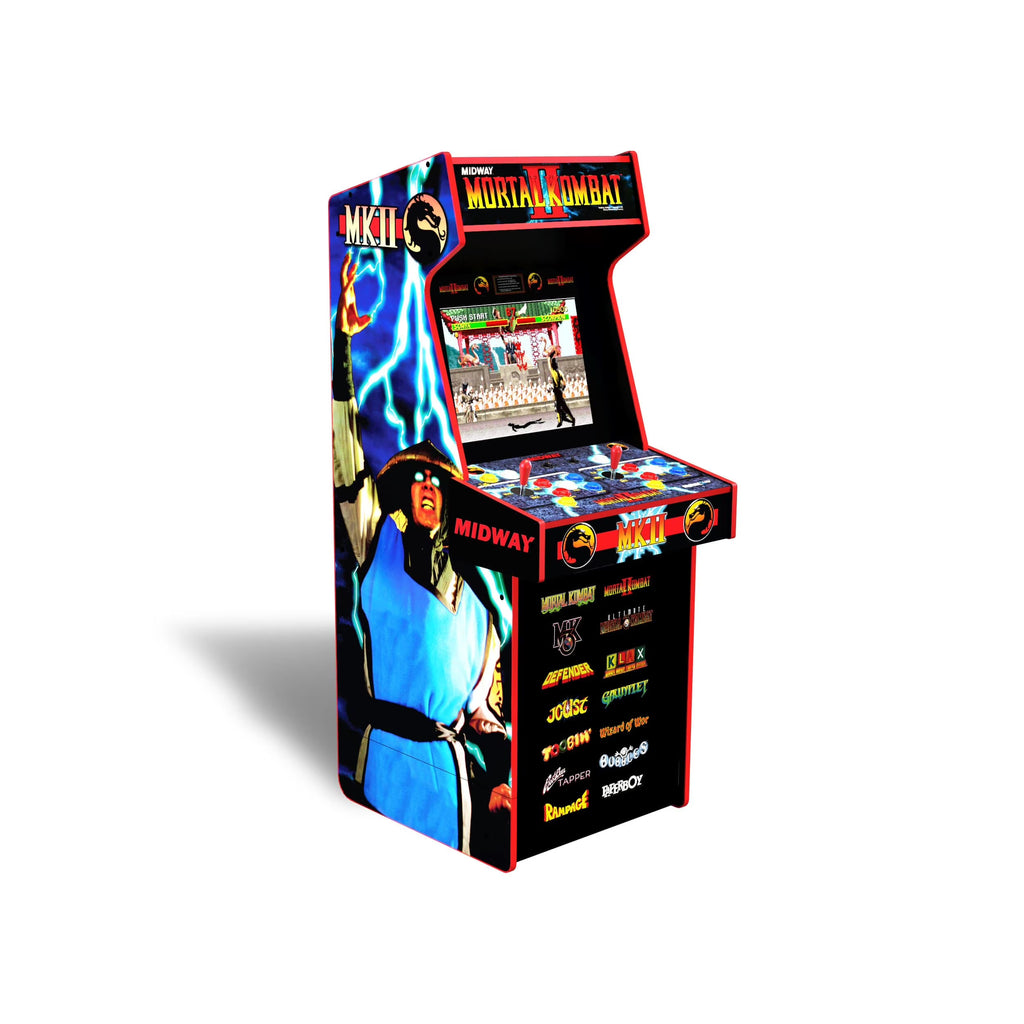 Arcade Game, 4-foot-tall stand-up cabinet, 14 classic games, 17-inch screen Y509492