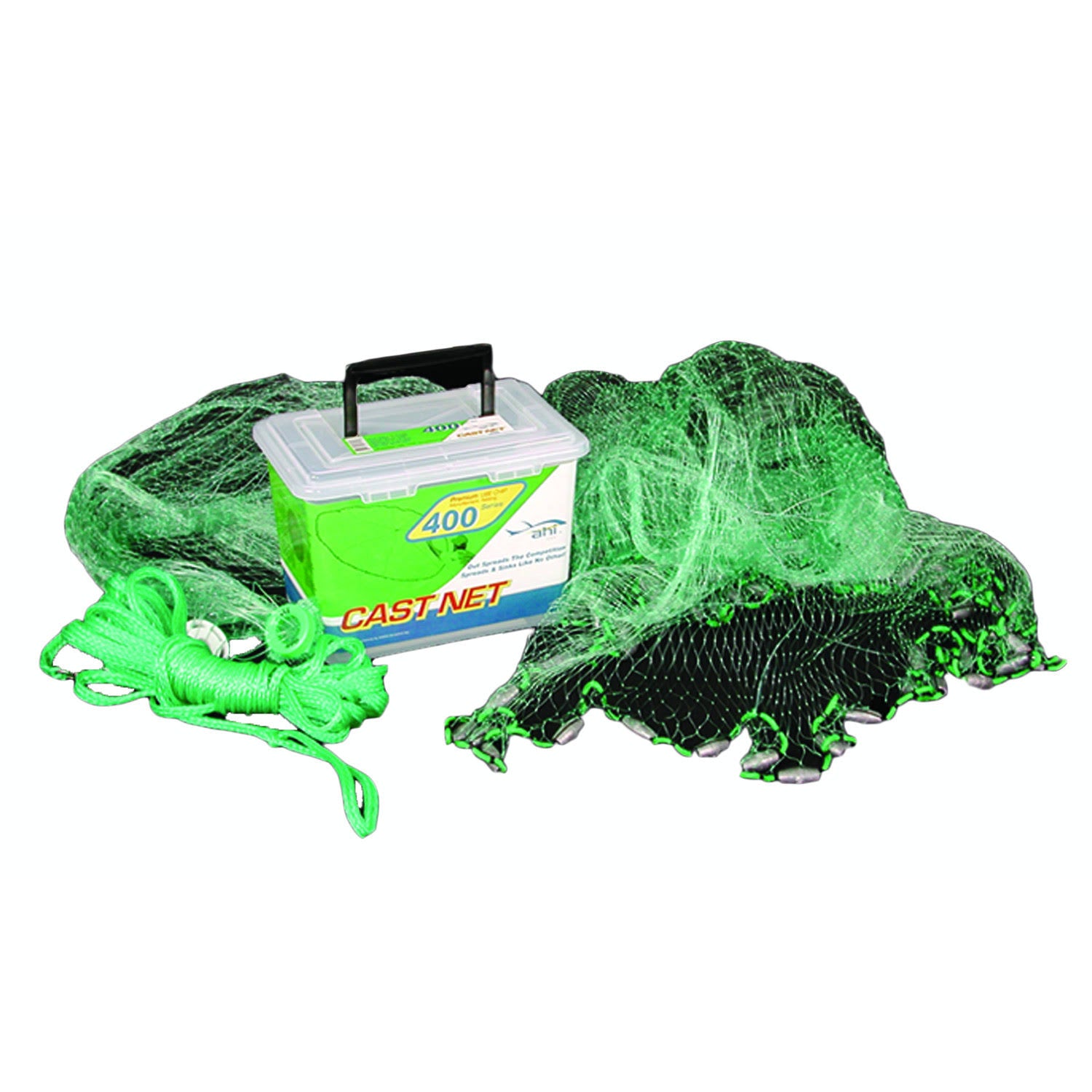 7 ft Green Mono Cast Net F33584