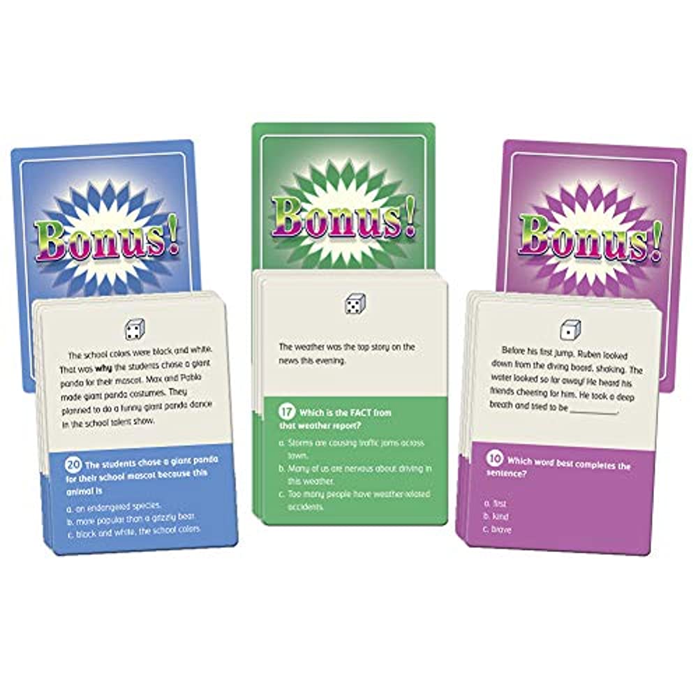 Comprehension Game Trio: Cause And Effect, Fact Or Opinion and Context Clues - Grades 2-3 - 3 games G2328
