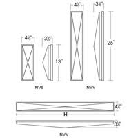 LED Sconce Satin Nickel K878