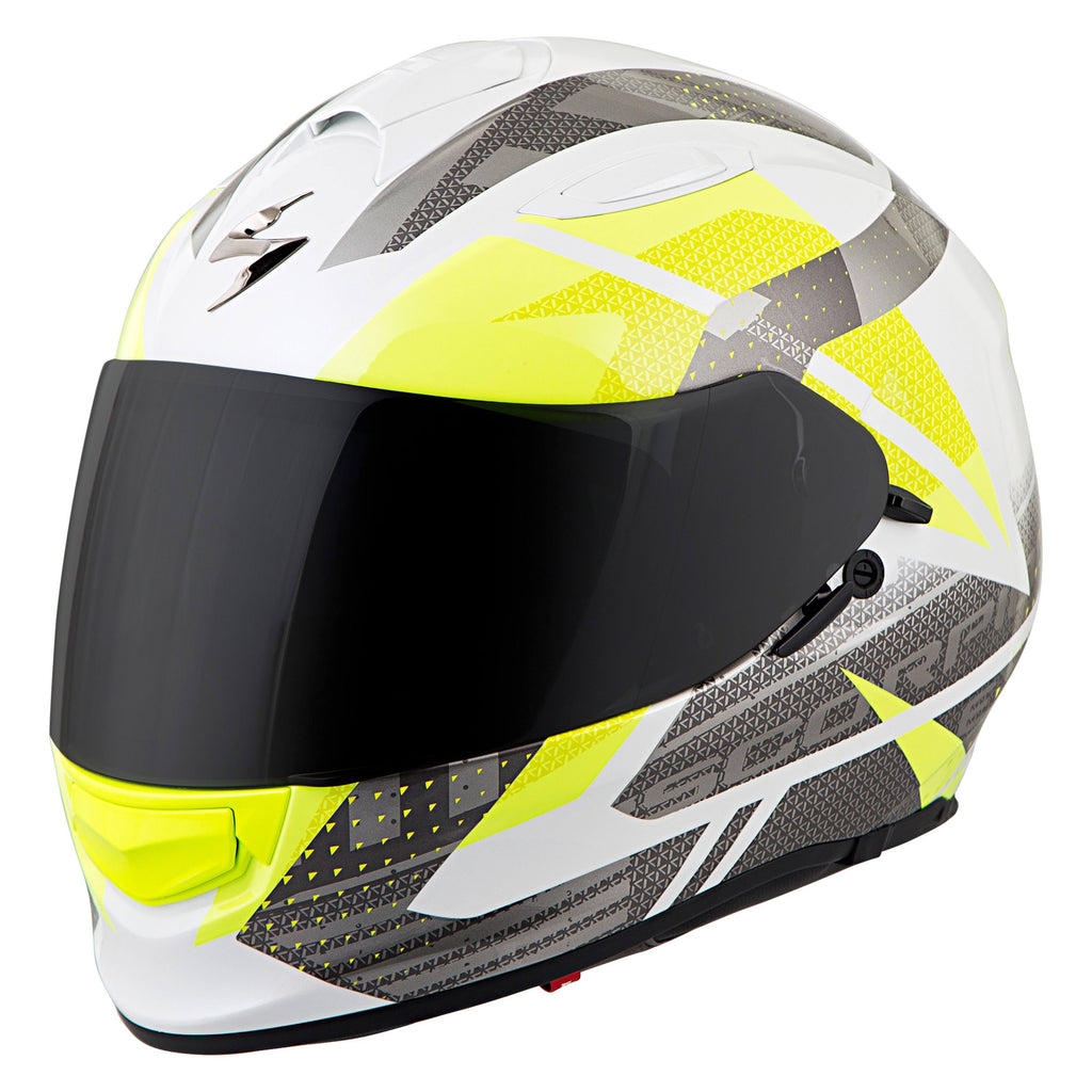 White Silver Scorpion Helmet W57273