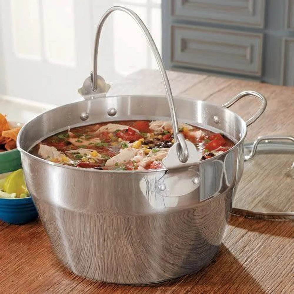 Large Maslin Pan with Stainless Steel Funnel I87378