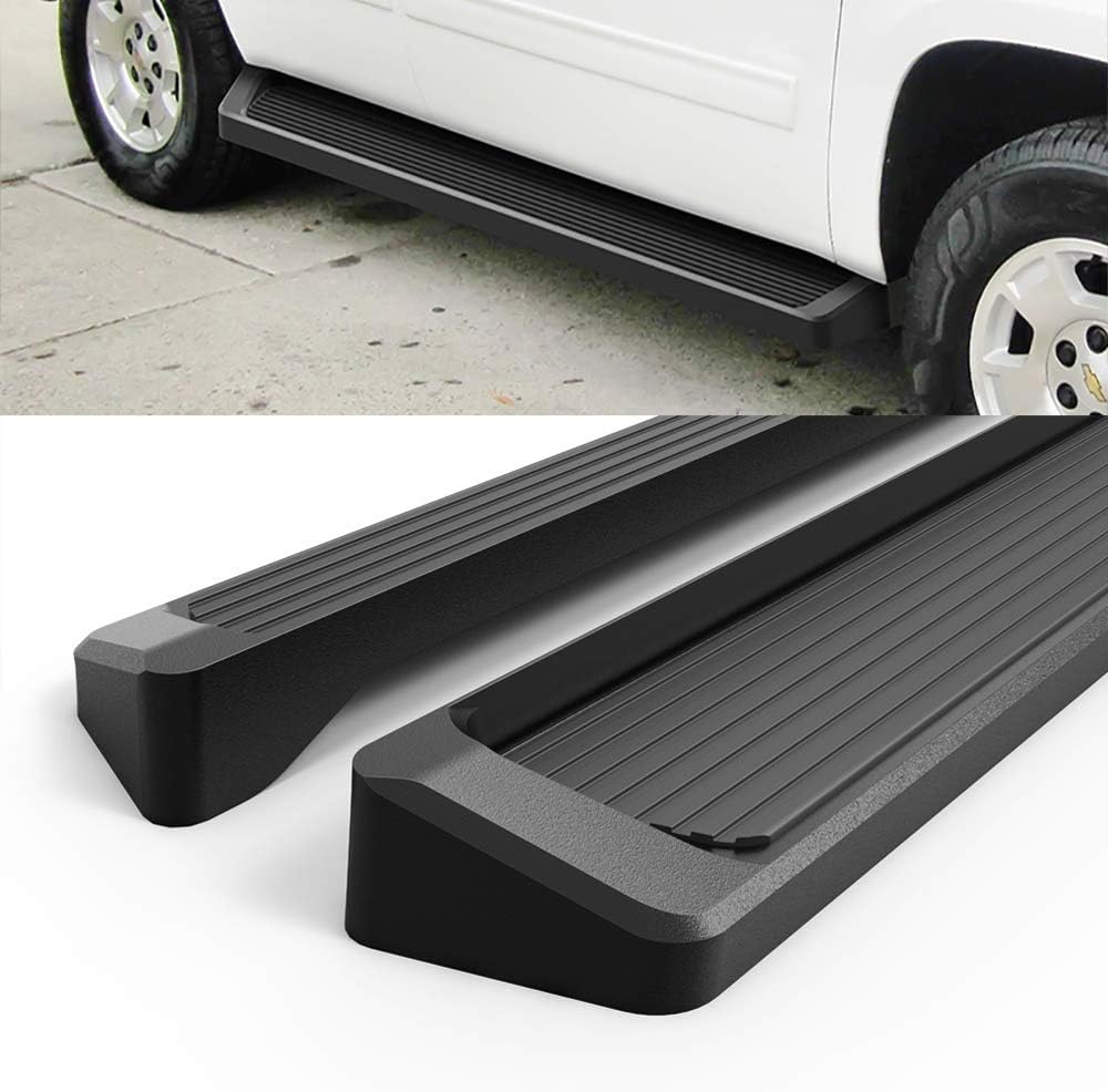 6 Black Eboard Running Boards K1632