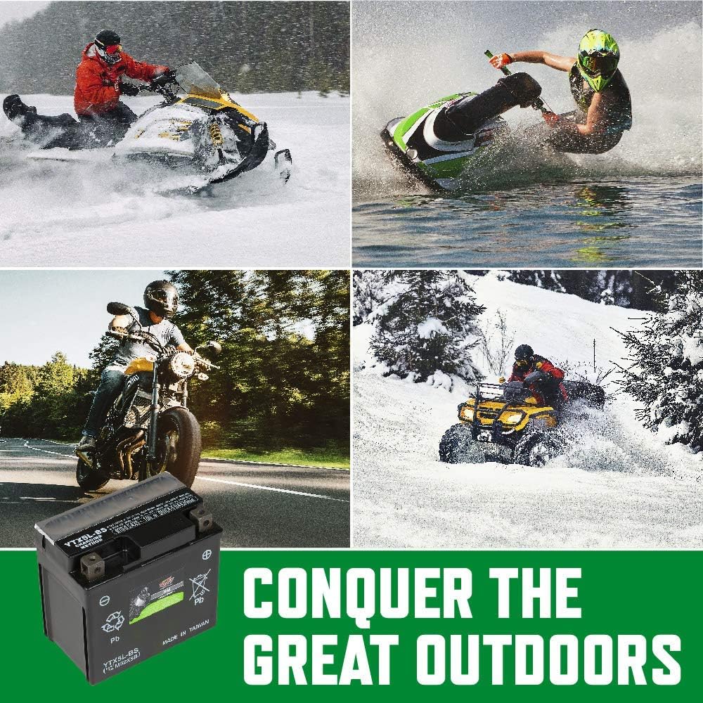 12V 4Ah AGM Powersports Battery Pack of 2 F1780