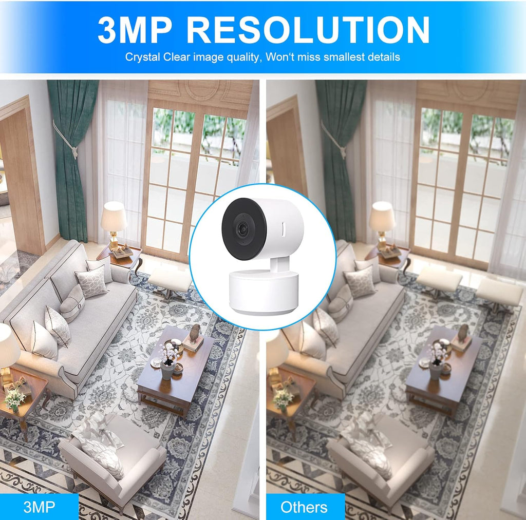 Indoor WiFi Security Camera with Infrared Night Vision and Motion Tracking T175