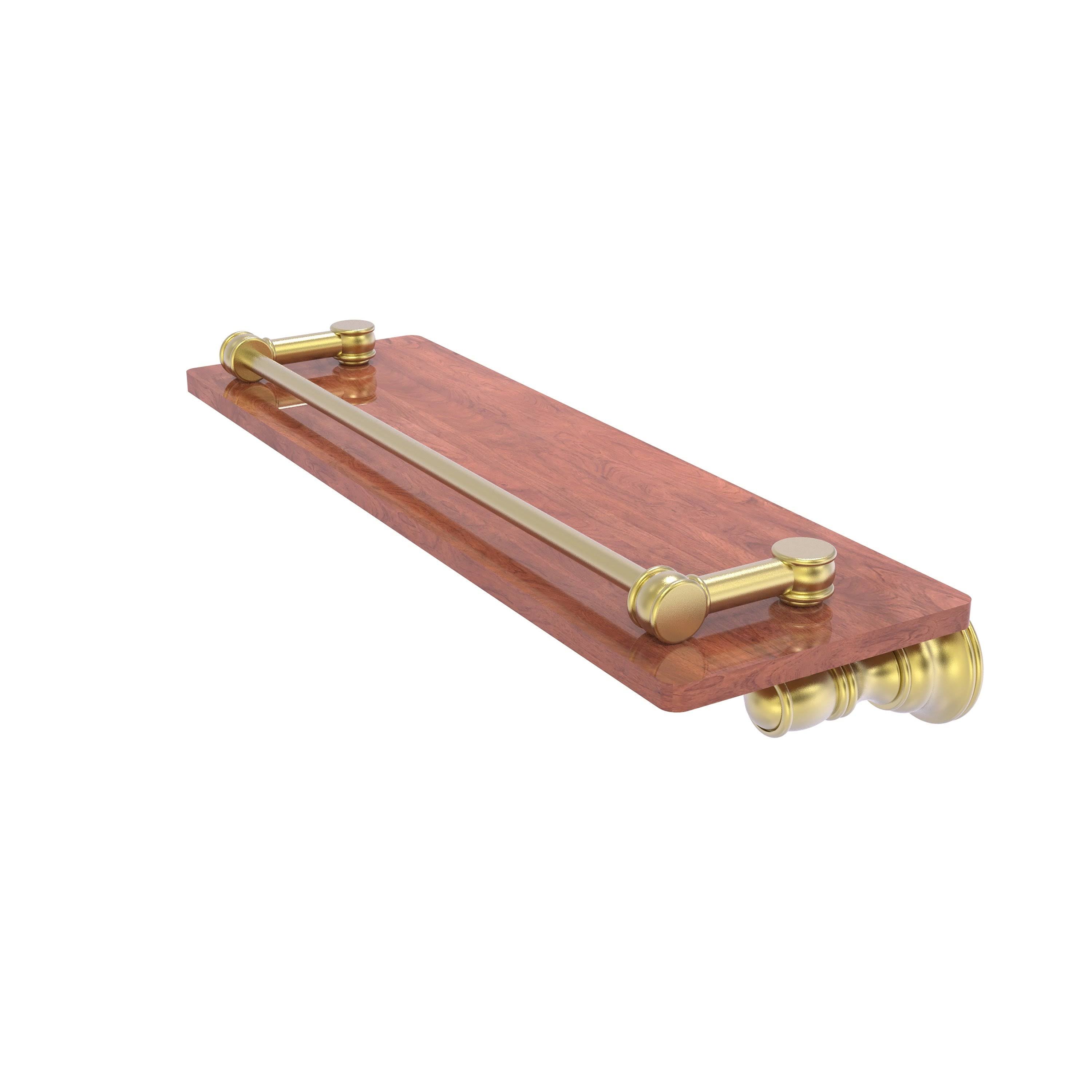 Wood Shelf with Gallery Rail V104721