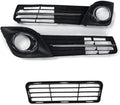 Front Bumper Lower Grille Fog Lamp Cover Bezel Set for Toyota Camry SE 2012-2014 V821