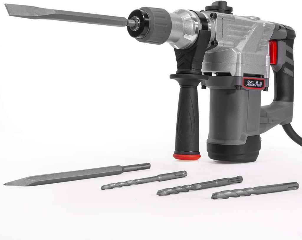 Rotary Hammer Drill Electric 1-1/4" SDS with Bits & Case B714346
