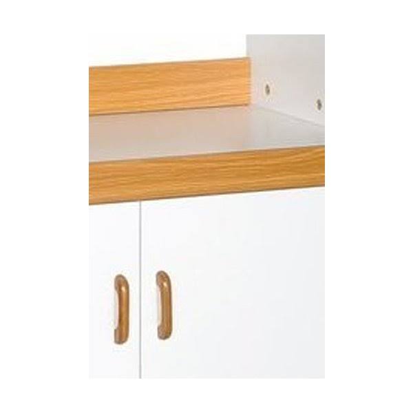 White Kitchen Cabinet with Glass Doors F7224