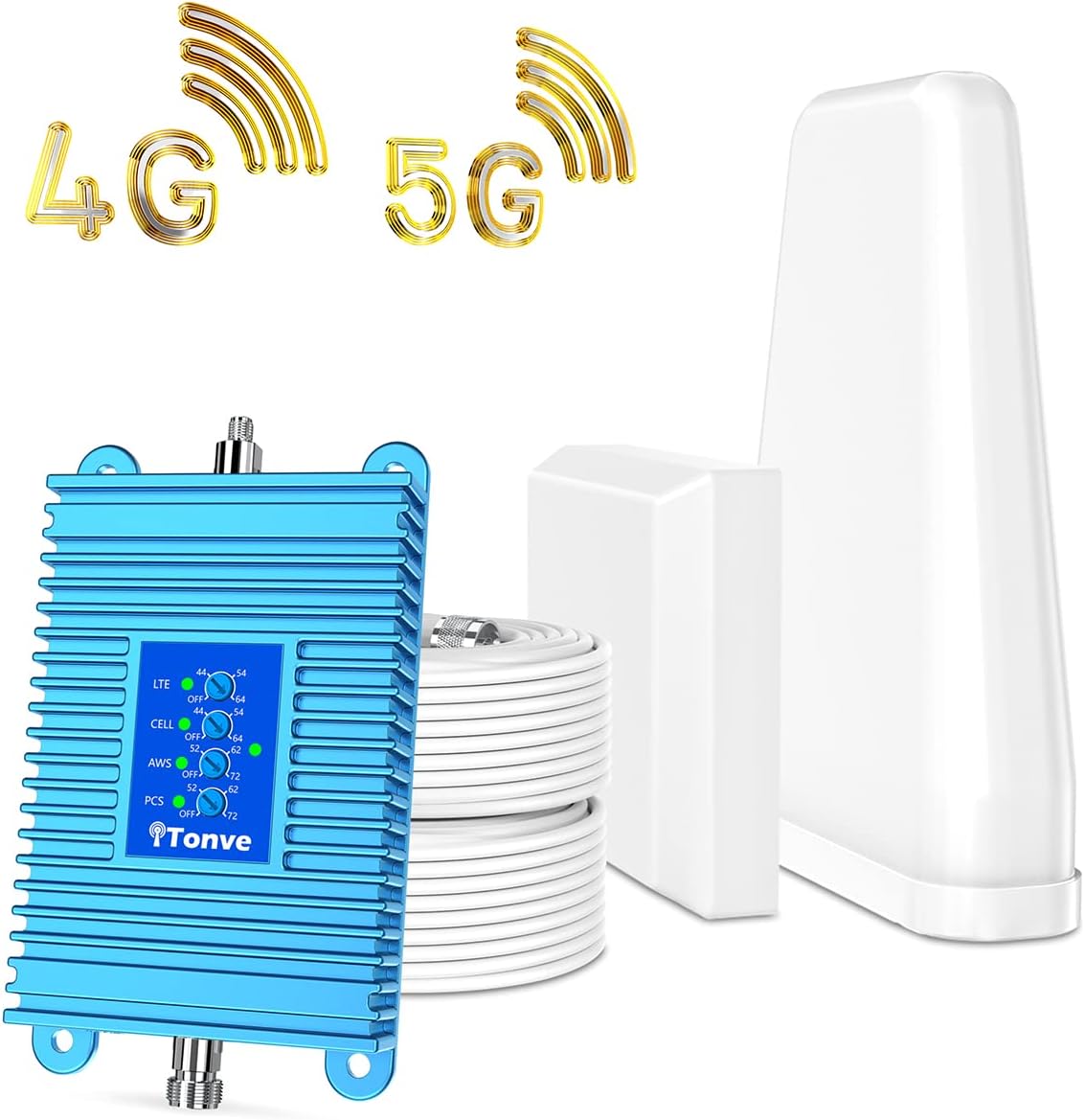 Cell Phone Signal Booster Kit for Home, 5G 4G LTE 3G E88558