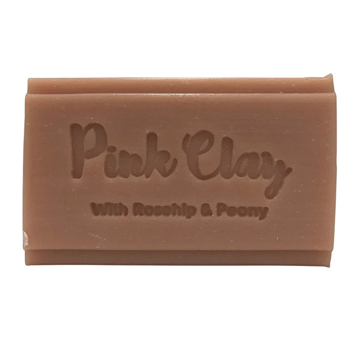 Pink Clay with Rosehip & Peony Coconut-Base Soap 150g C822