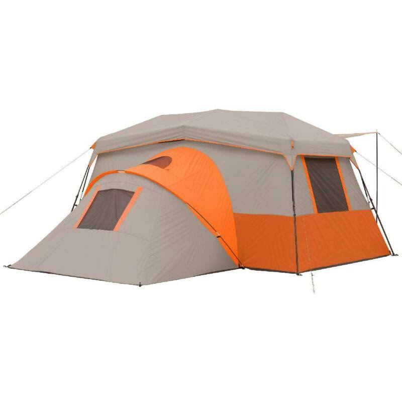 Green 11-Person Instant Cabin Tent with Private Room C192625