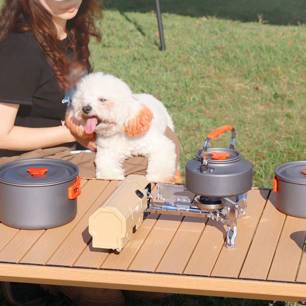 Butane Camping Stove 2600W with Electronic Ignition Carrying Bag K774652