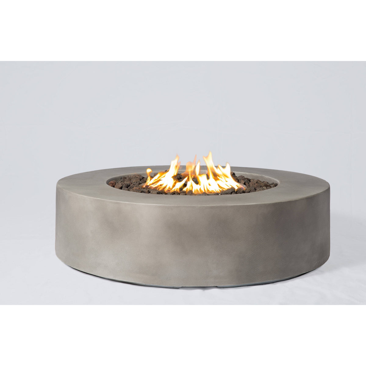 Cream Concrete Propane Fire Pit G8431