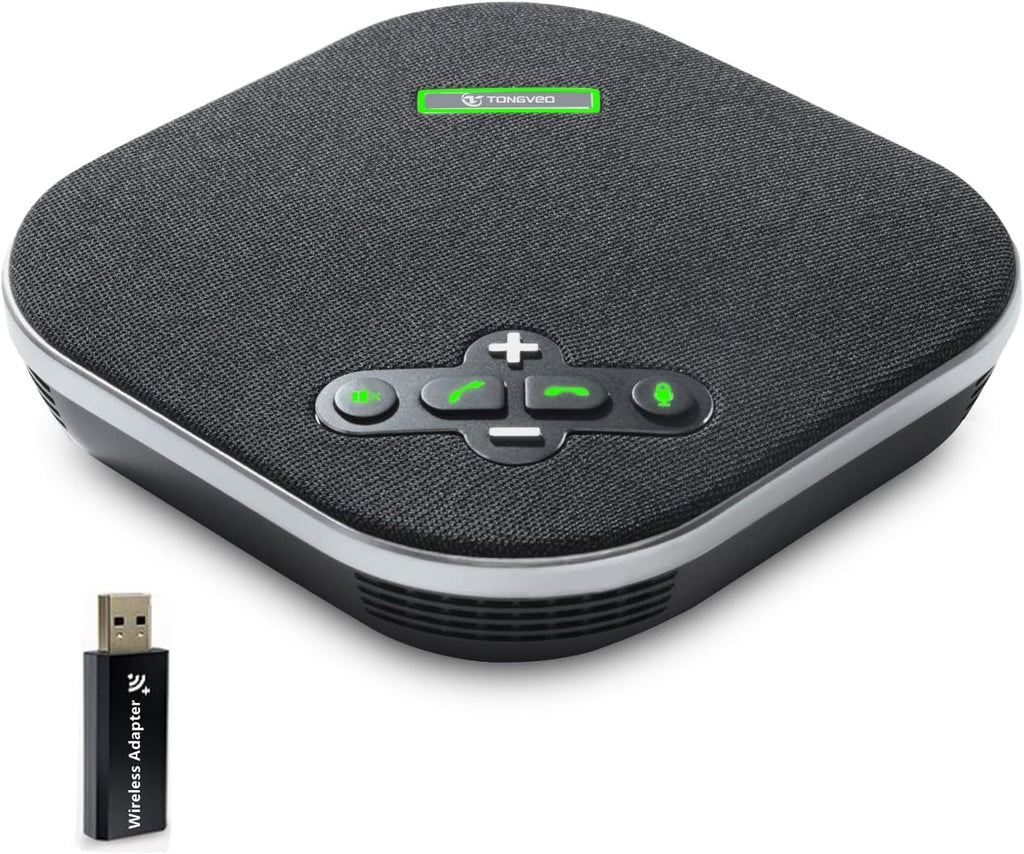 Wireless Speakerphone Conference Speaker with 4 Mics M524373