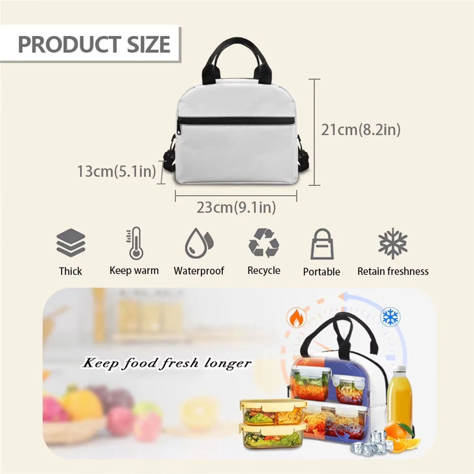 3 in 1 Backpack Set with Insulated Lunch Handbag K165
