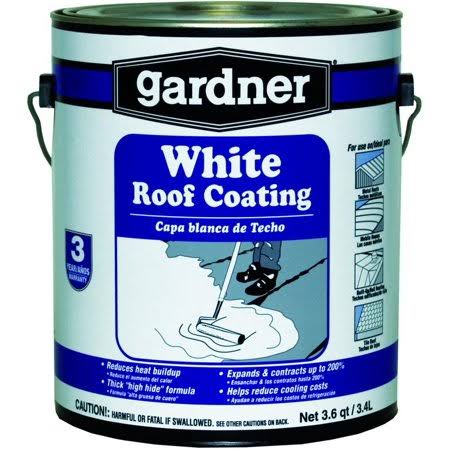 White Elastomeric Roof Coating (Case of 4) R7613