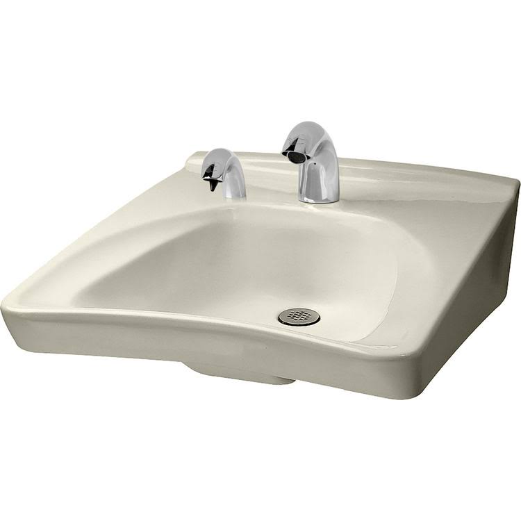 Sedona Beige Wall Mounted Bathroom Sink J380