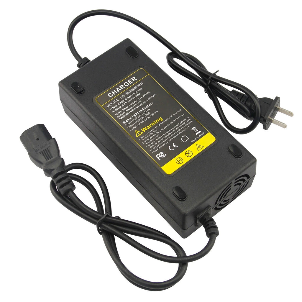 48V 2.5A Battery Charger for Electric Car E-bike Scooter F5691