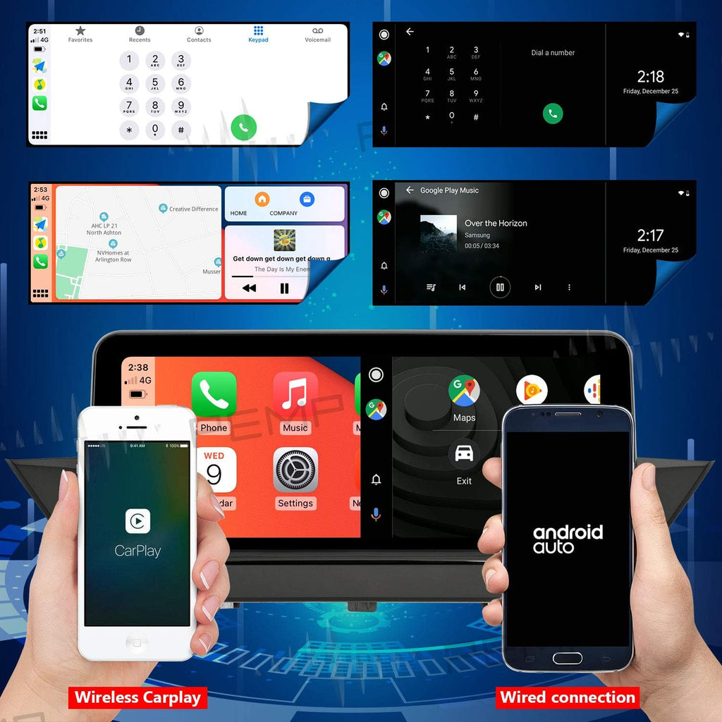 10.25 inch IPS Touch Screen CarPlay Android auto for BMW X1 E84 K811