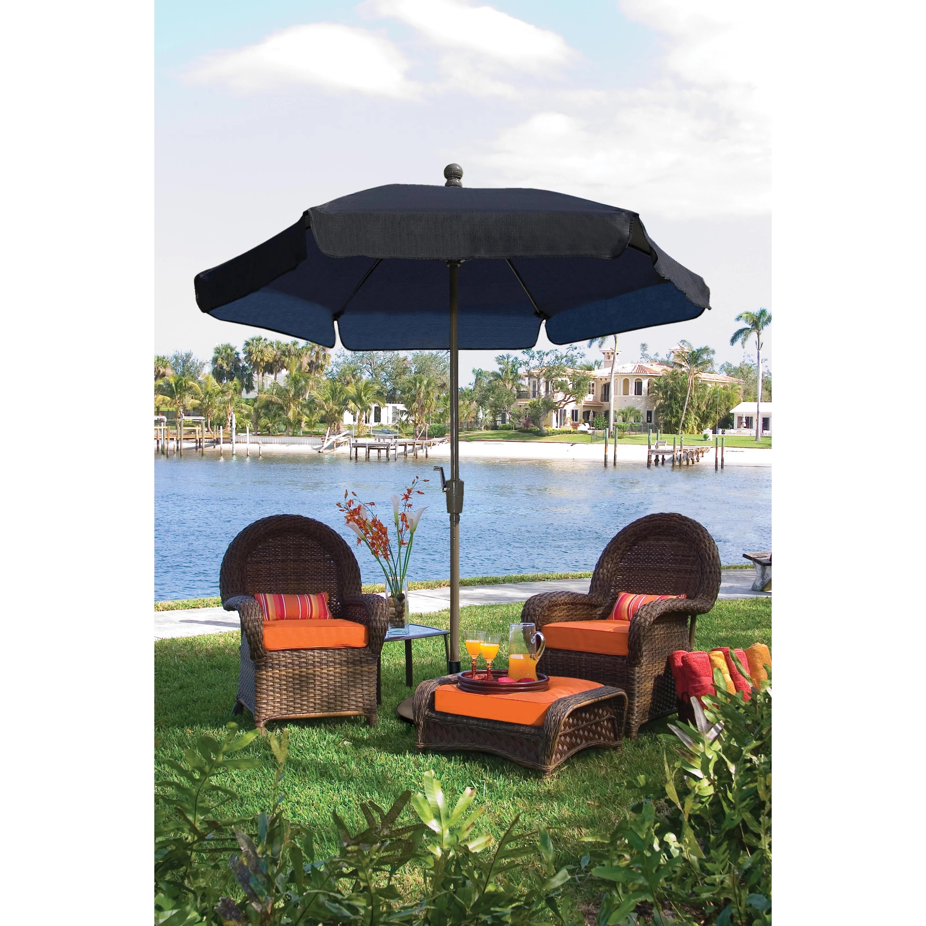 7.5-ft. Wind Resistant Garden Umbrella T3340