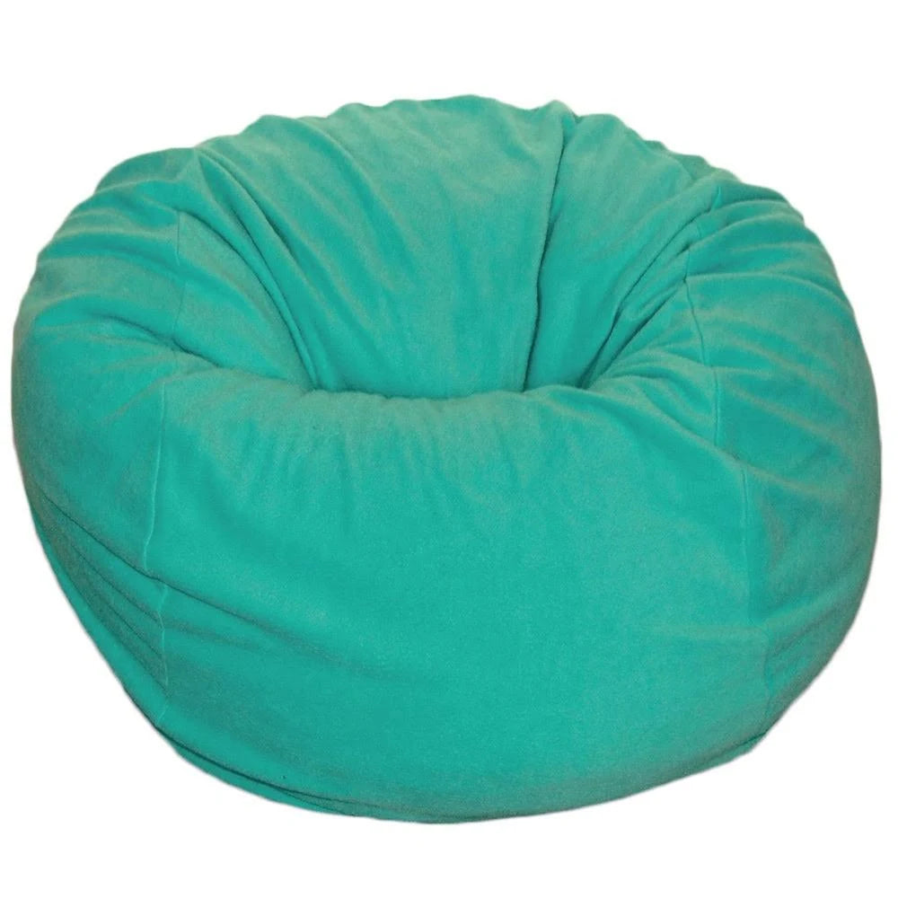 Dark Gray Anti-Pill Fleece Washable Large Bean Bag Chair O683697
